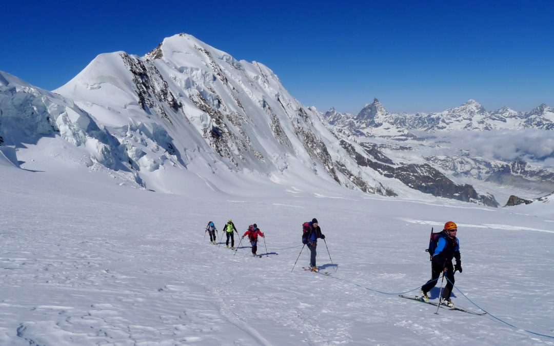 Raids à ski: Grand Paradis et Mont Rose